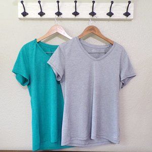 bcg Set of 2 Women's Athletic V-Neck T-Shirts